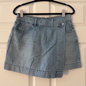 Uniqlo Blue Denim Skort